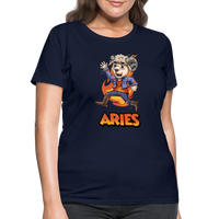 Thumbnail for Women's Playful Aries T-Shirt - navy