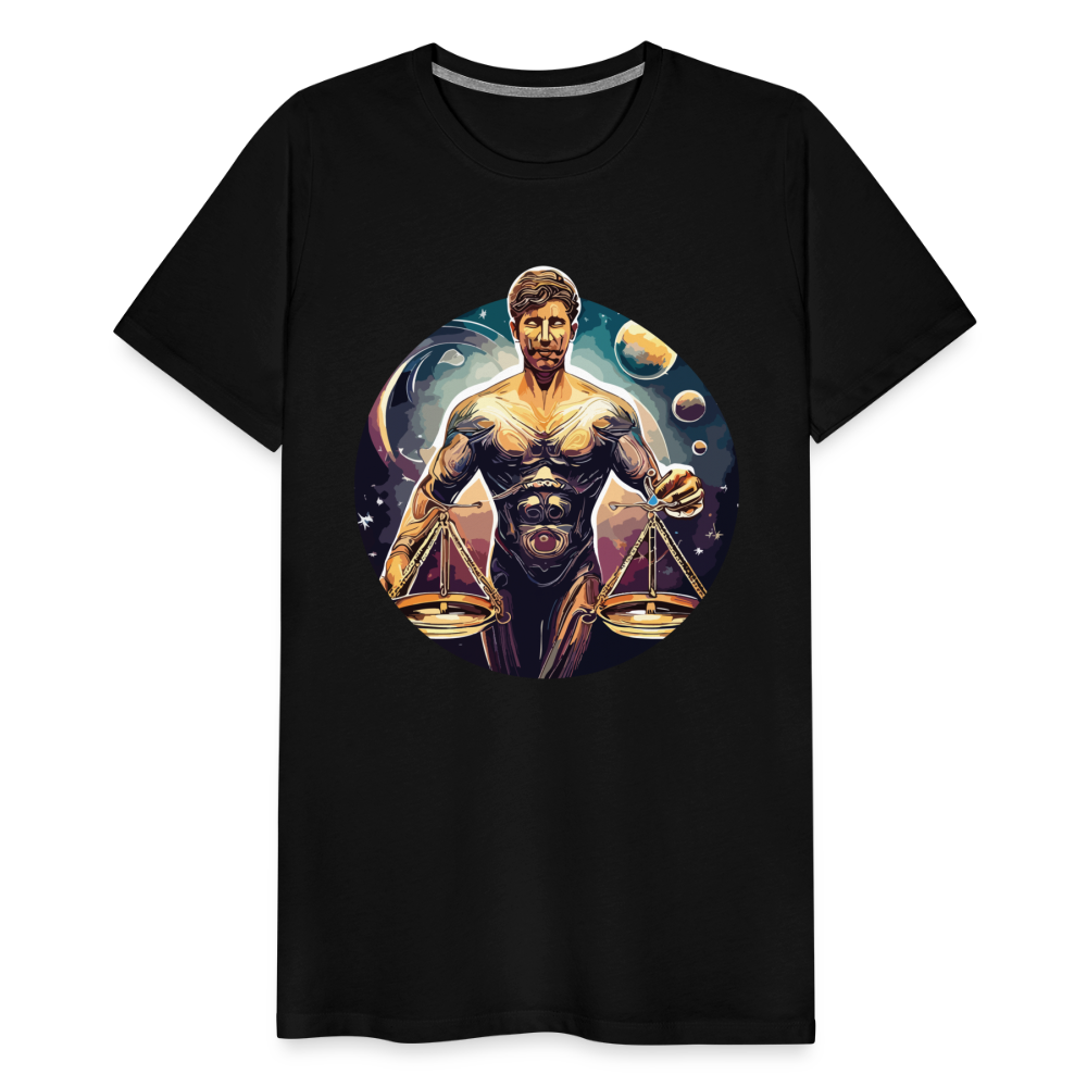 Men's Mythical Libra Premium T-Shirt - black