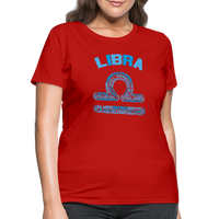 Thumbnail for Women's Power Words Libra T-Shirt - red