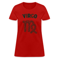 Thumbnail for Women's Power Words Virgo T-Shirt - red