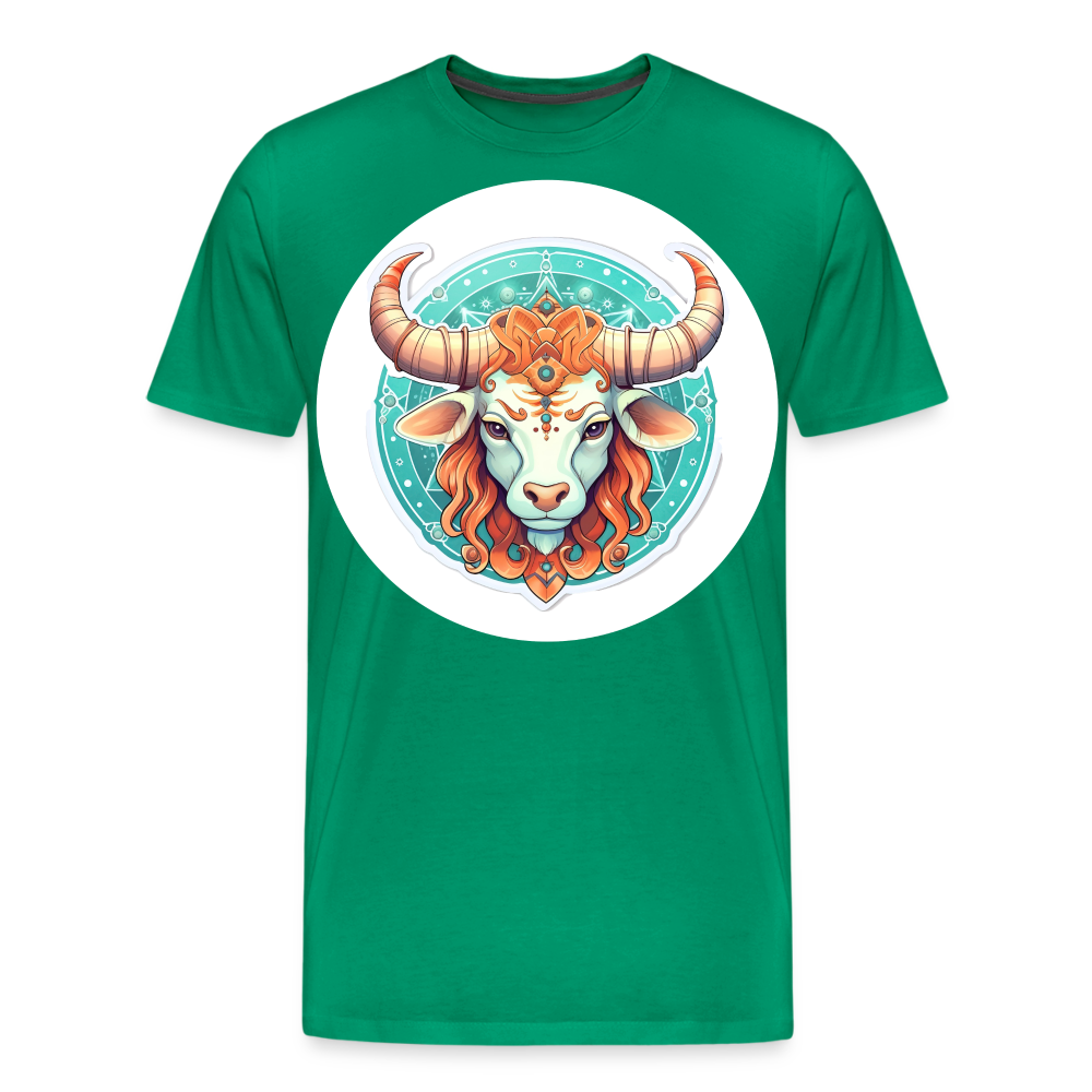 Men's Symbol Taurus Premium T-Shirt - kelly green