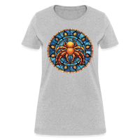 Thumbnail for Women's Mosaic Cancer T-Shirt - heather gray