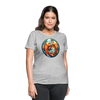 Thumbnail for Women's Symbol Pisces T-Shirt - heather gray