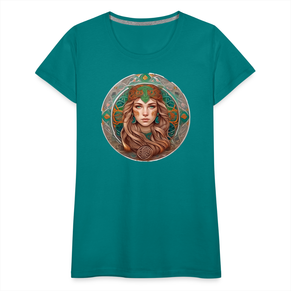 Women’s Mythical Virgo Premium T-Shirt - teal