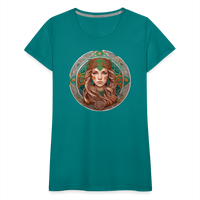 Thumbnail for Women’s Mythical Virgo Premium T-Shirt - teal