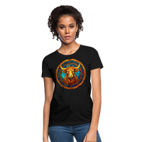 Thumbnail for Women's Mosaic Taurus T-Shirt - black