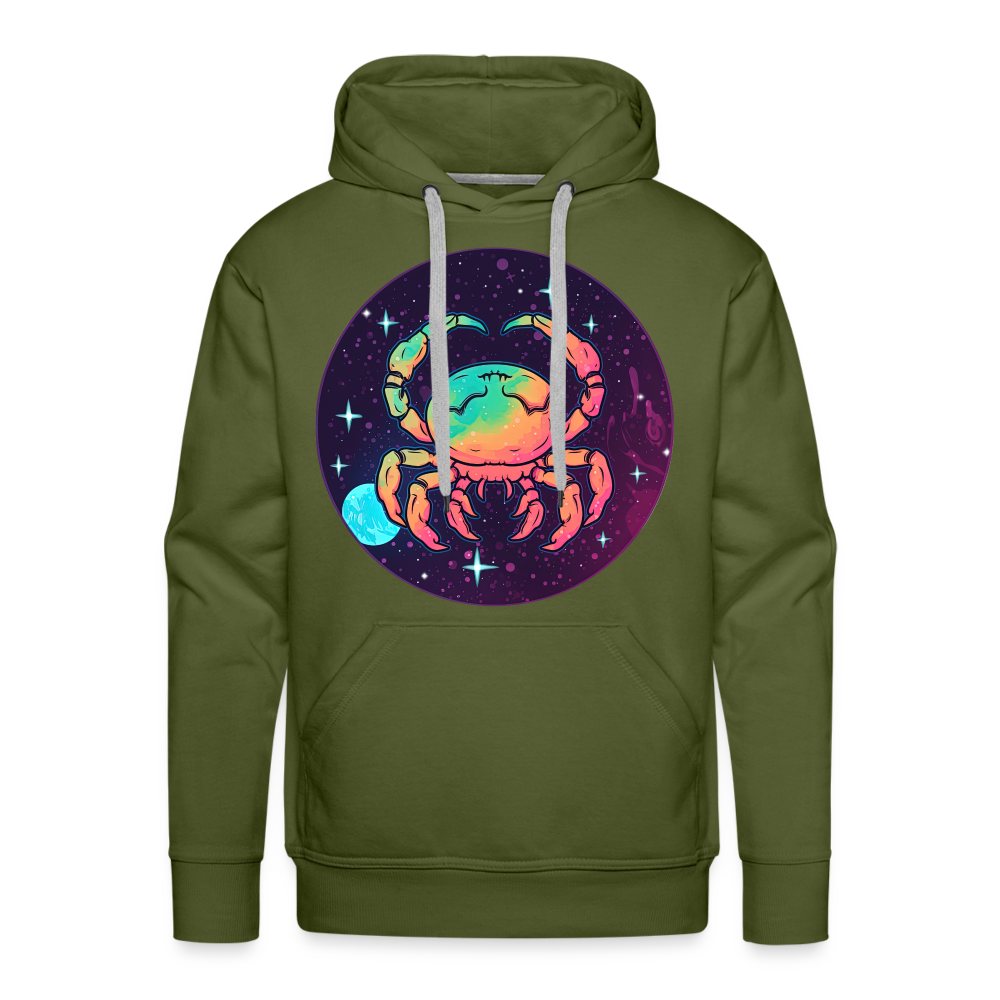 Men’s Mystic Cancer Premium Hoodie - olive green