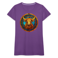 Thumbnail for Women’s Mosaic Taurus Premium T-Shirt - purple