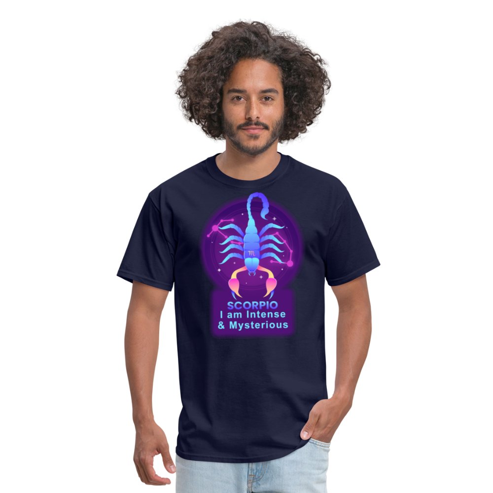 Men's Neon Scorpio Classic T-Shirt - navy