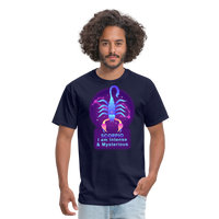 Thumbnail for Men's Neon Scorpio Classic T-Shirt - navy