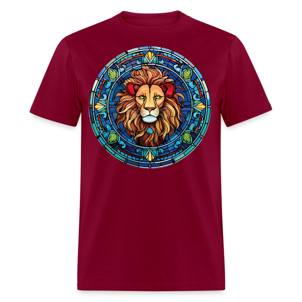 Men's Mosaic Leo Classic T-Shirt - burgundy