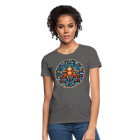 Thumbnail for Women's Mosaic Cancer T-Shirt - charcoal