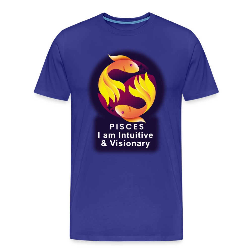 Men's Glow Pisces Premium T-Shirt - royal blue