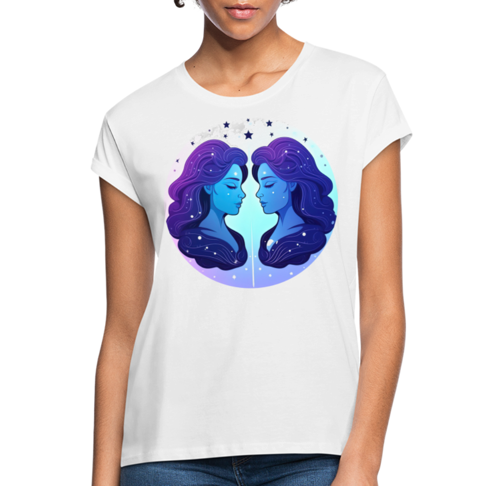 Women's Magic Gemini Relaxed Fit T-Shirt - white