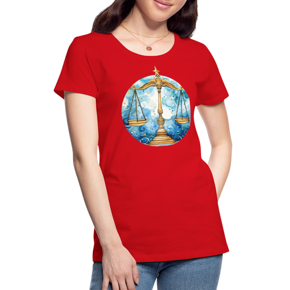 Women’sMythical Libra Premium T-Shirt - red