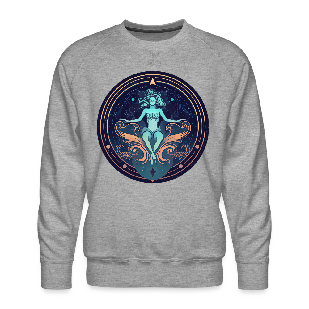 Men’s Mystic Aquarius Premium Sweatshirt - heather grey