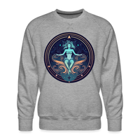 Thumbnail for Men’s Mystic Aquarius Premium Sweatshirt - heather grey