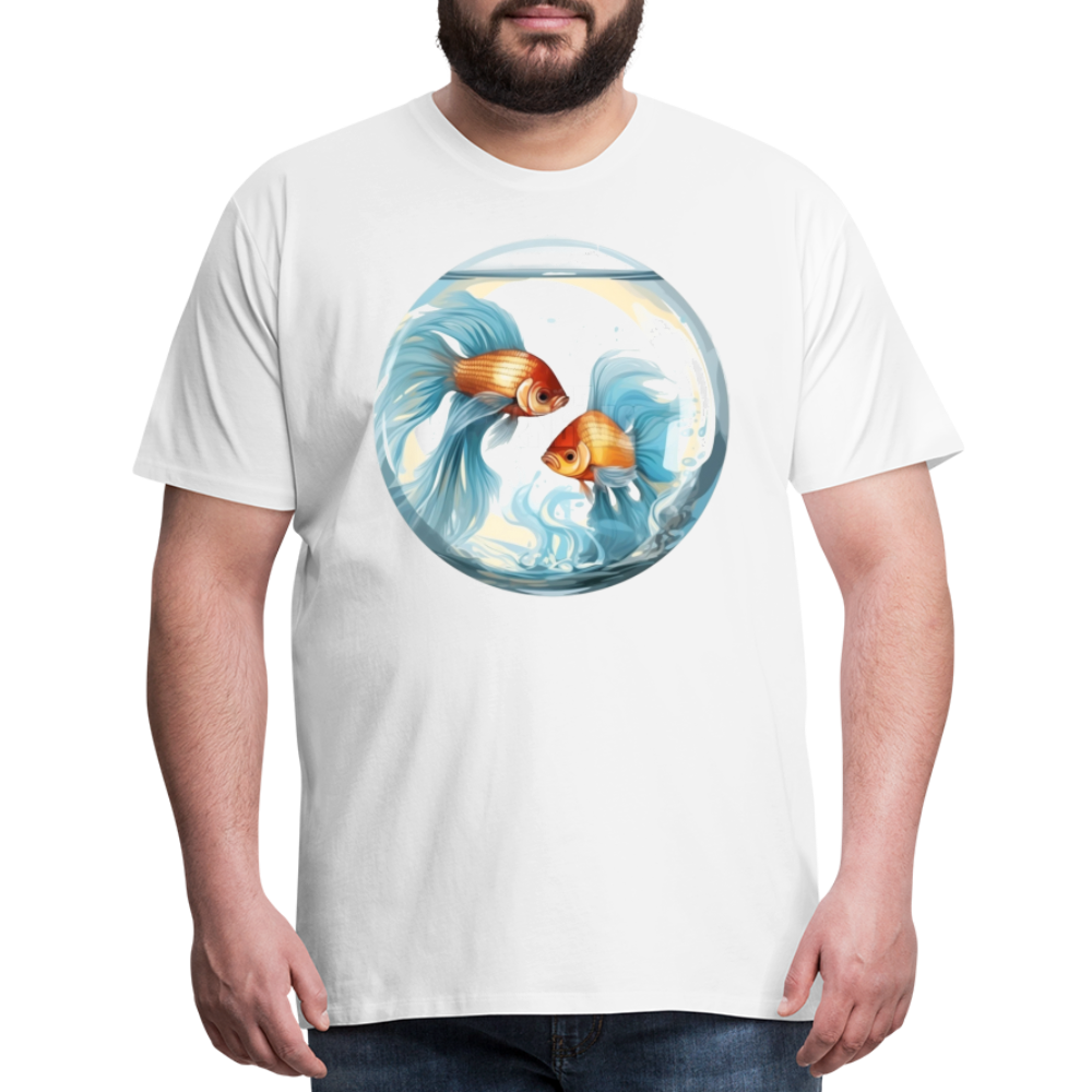 Men's Mythical Pisces Premium T-Shirt - white