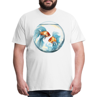 Thumbnail for Men's Mythical Pisces Premium T-Shirt - white