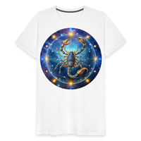 Thumbnail for Men's Symbol Scorpio Premium T-Shirt - white