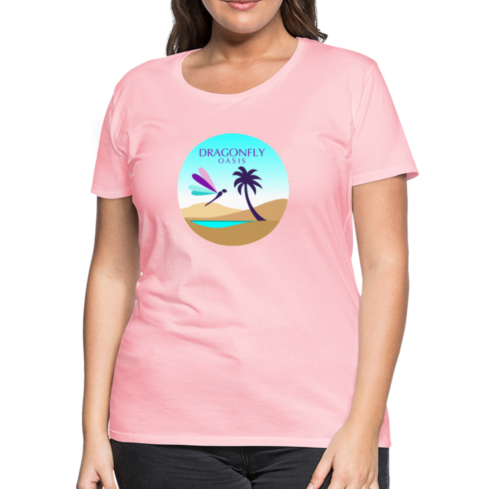 Women's Dragonfly Oasis V.2 Premium T-Shirt - pink