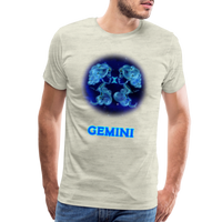 Thumbnail for Men's Gemini Premium T-Shirt - heather oatmeal