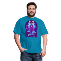 Thumbnail for Men's Neon Gemini Classic T-Shirt - turquoise