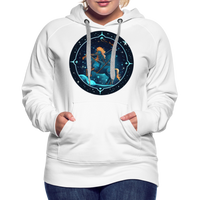 Thumbnail for Women’s Magic Sagittarius Premium Hoodie - white