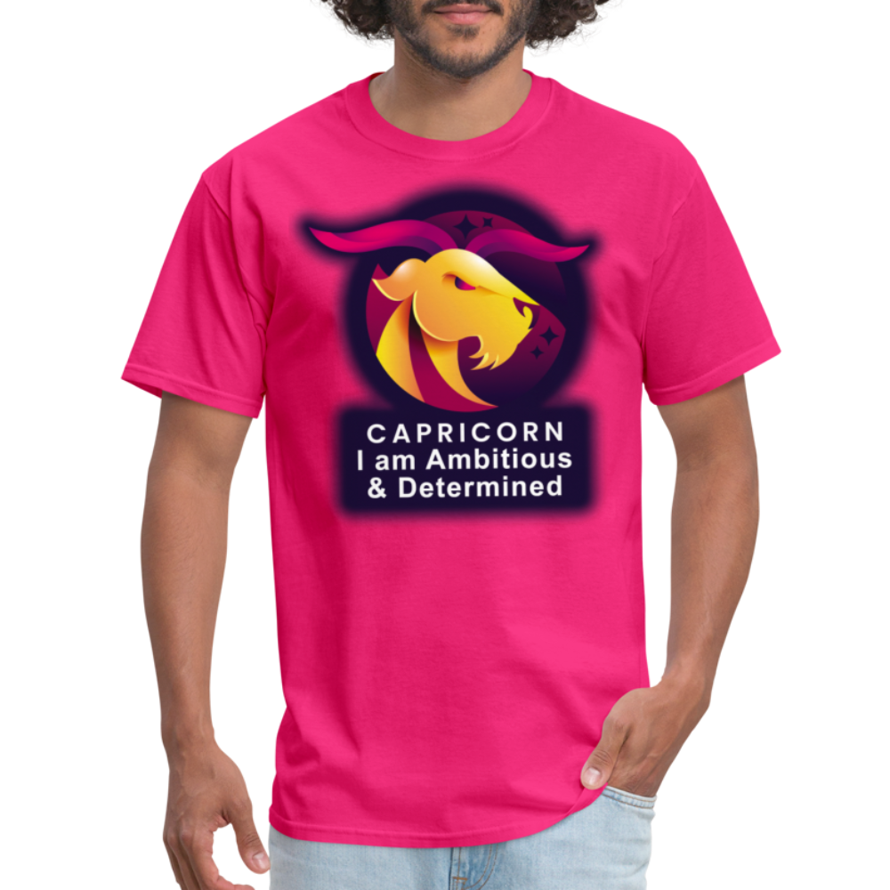 Men's Glow Capricorn Classic T-Shirt - fuchsia