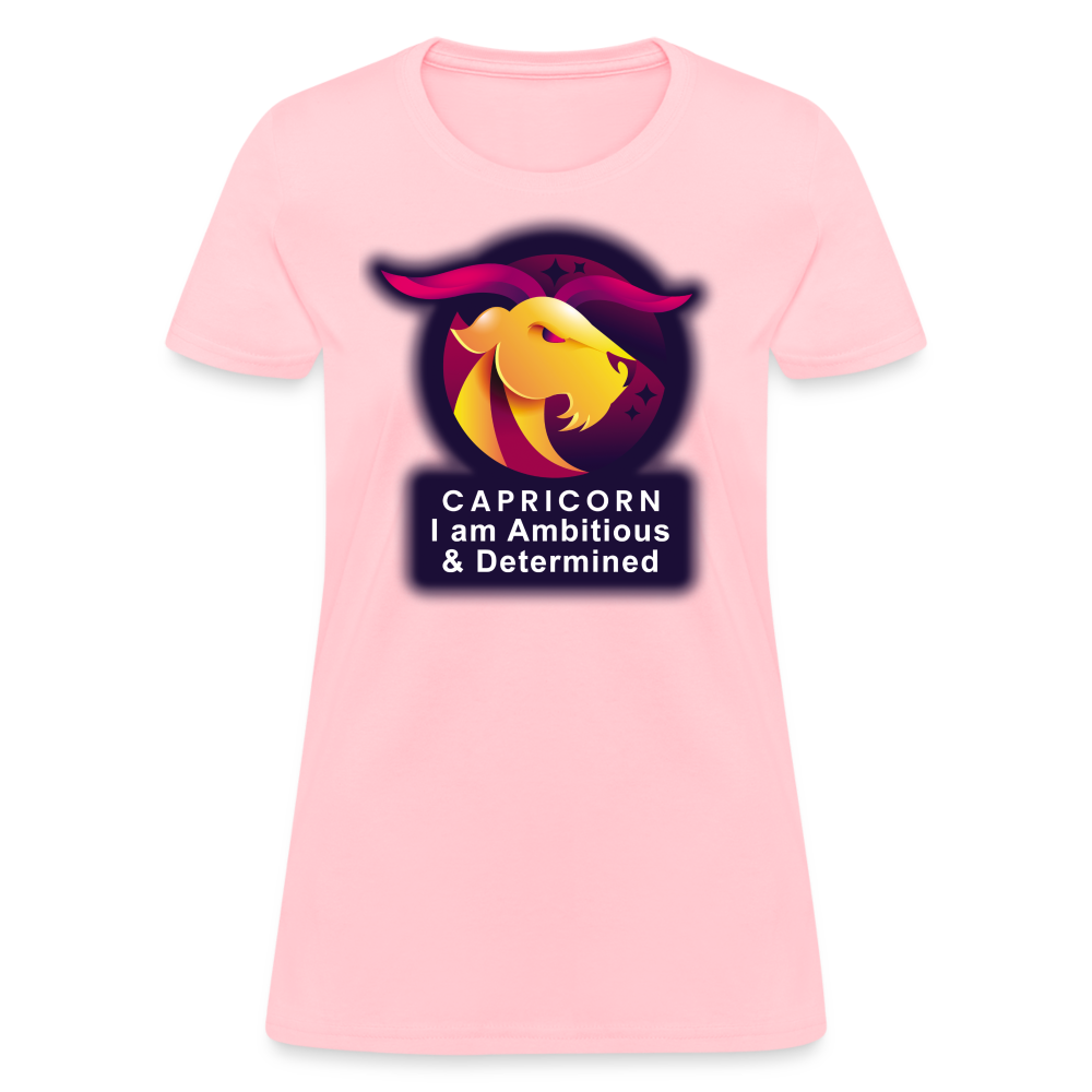 Women's Glow Capricorn T-Shirt - pink