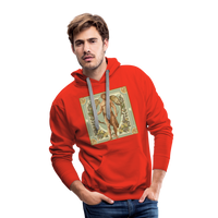 Thumbnail for Men’s Mythical Virgo Premium Hoodie - red