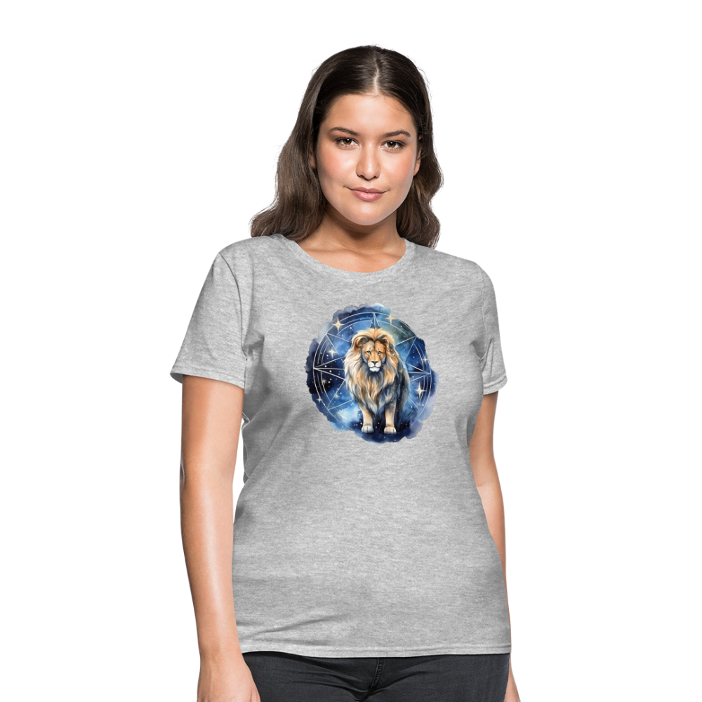 Women's Mythical Leo T-Shirt - heather gray