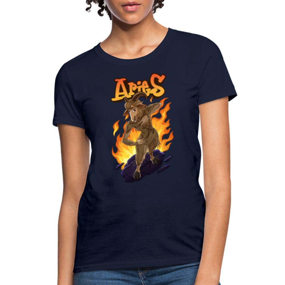 Women's Aries Narihndrab T-Shirt - navy