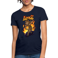 Thumbnail for Women's Aries Narihndrab T-Shirt - navy