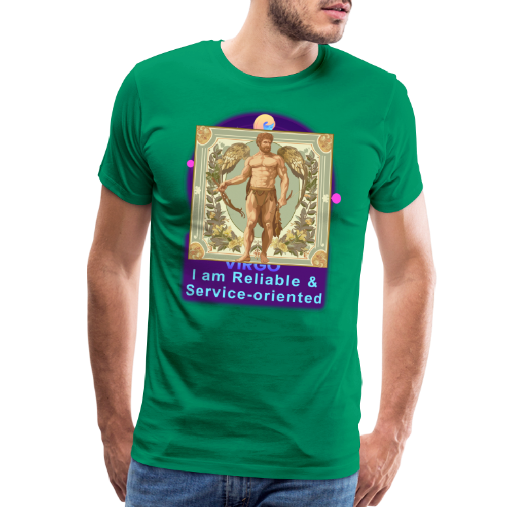 Men's Mythical Virgo Premium T-Shirt - kelly green