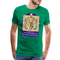 Thumbnail for Men's Mythical Virgo Premium T-Shirt - kelly green