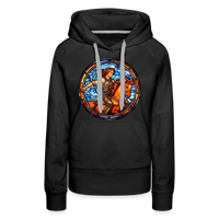 Thumbnail for Women’s Mosaic Sagittarius Premium Hoodie - black