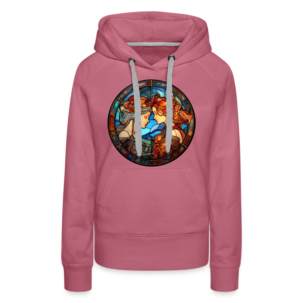 Women’s Mosaic Gemini Premium Hoodie - mauve