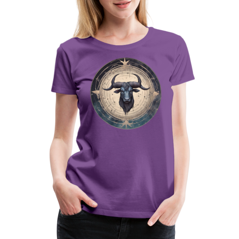 Women’s Mythical Taurus Premium T-Shirt - purple