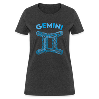 Thumbnail for Women's Power Words Gemini T-Shirt - heather black