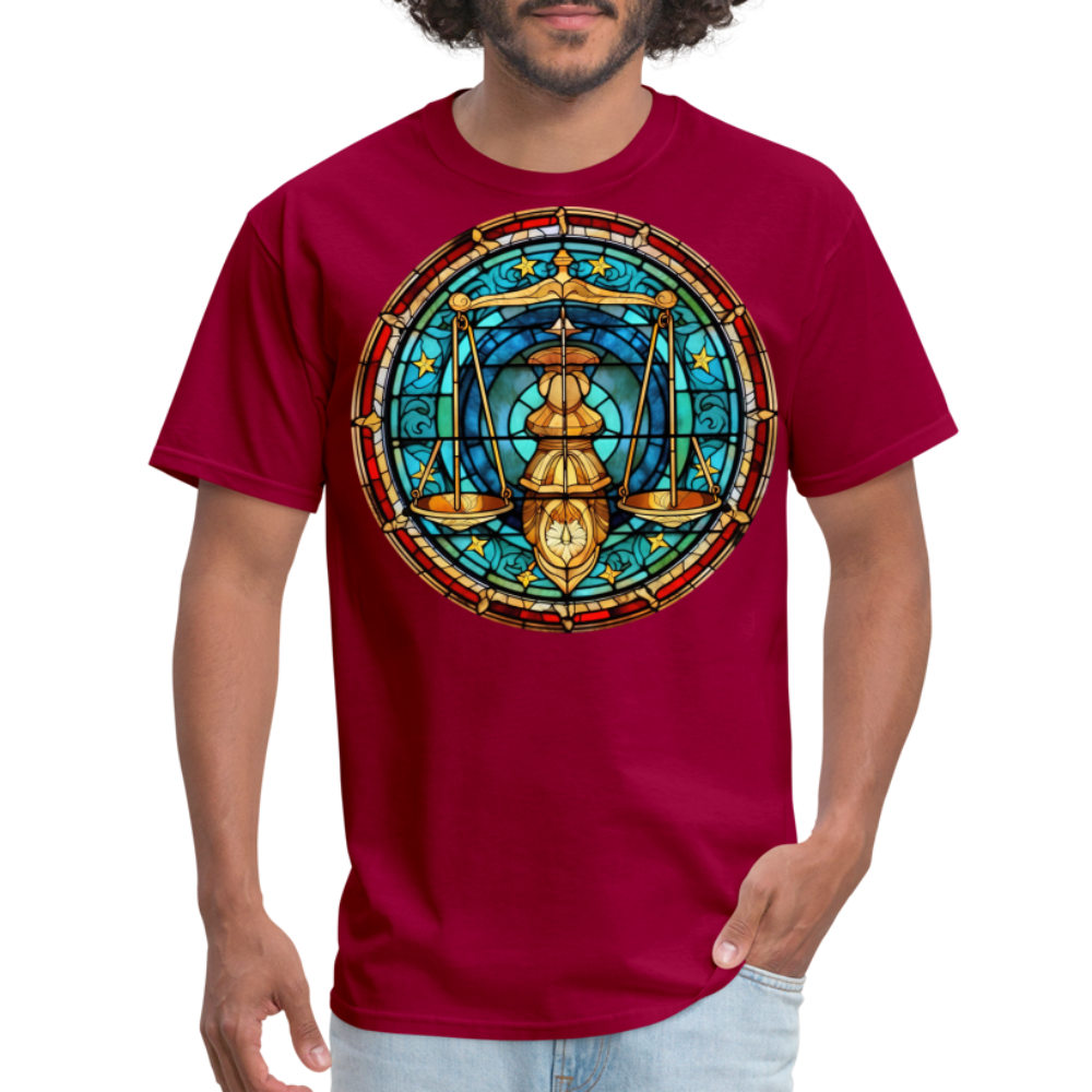 Men's Mosaic Libra Classic T-Shirt - dark red