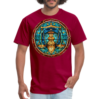 Thumbnail for Men's Mosaic Libra Classic T-Shirt - dark red