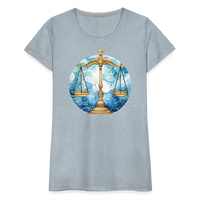 Thumbnail for Women’sMythical Libra Premium T-Shirt - heather ice blue