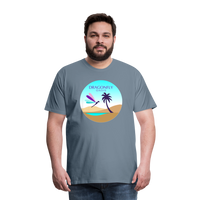 Thumbnail for Men's Dragonfly Oasis v.2 Premium T-Shirt - steel blue