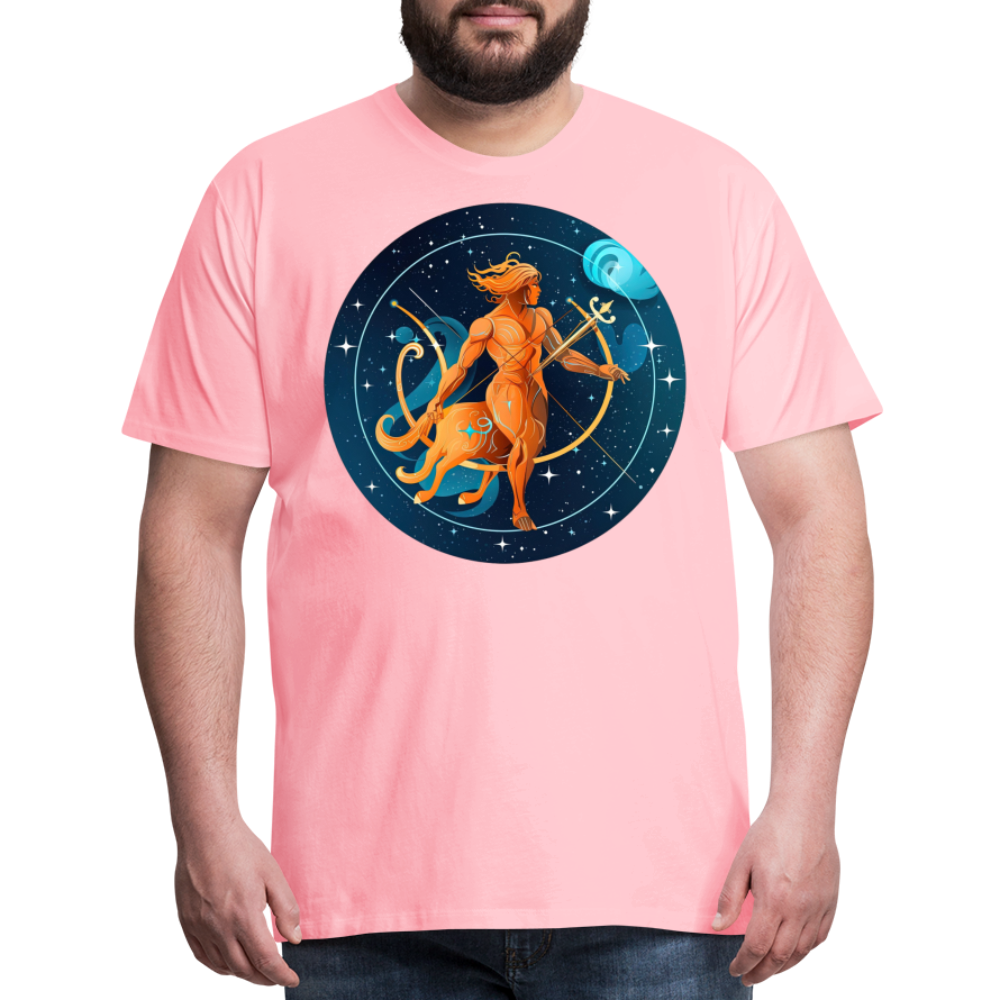 Men's Mythical Sagittarius Premium T-Shirt - pink