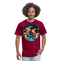 Thumbnail for Men's Magic Pisces Classic T-Shirt - burgundy