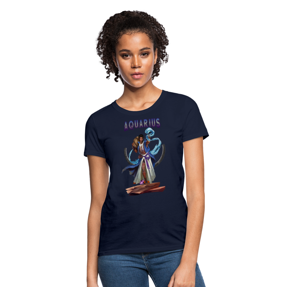 Women's Astral Aquarius T-Shirt - navy