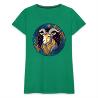 Thumbnail for Women’s Mythical Capricorn Premium T-Shirt - kelly green