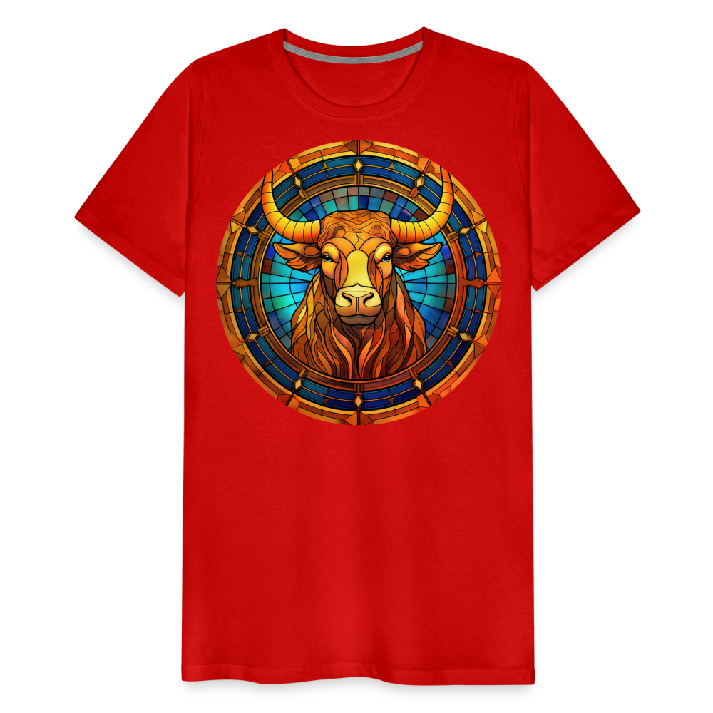 Men's Mosaic Taurus Premium T-Shirt - red