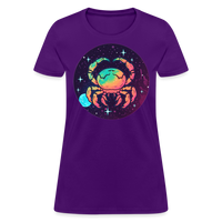 Thumbnail for Women's Mystic Cancer T-Shirt - purple